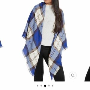 NEW plaid blanket scarf or wrap